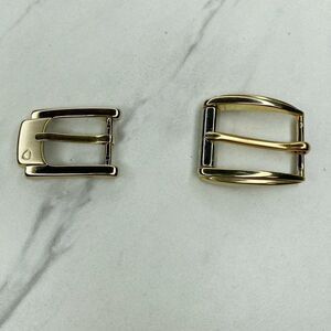 Liz Claiborne Vintage Belt Buckles 1996 2000 90's Y2K Lot of 2